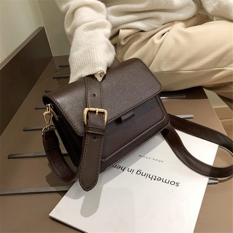 Classic Designer PU Leather Crossbody Bag