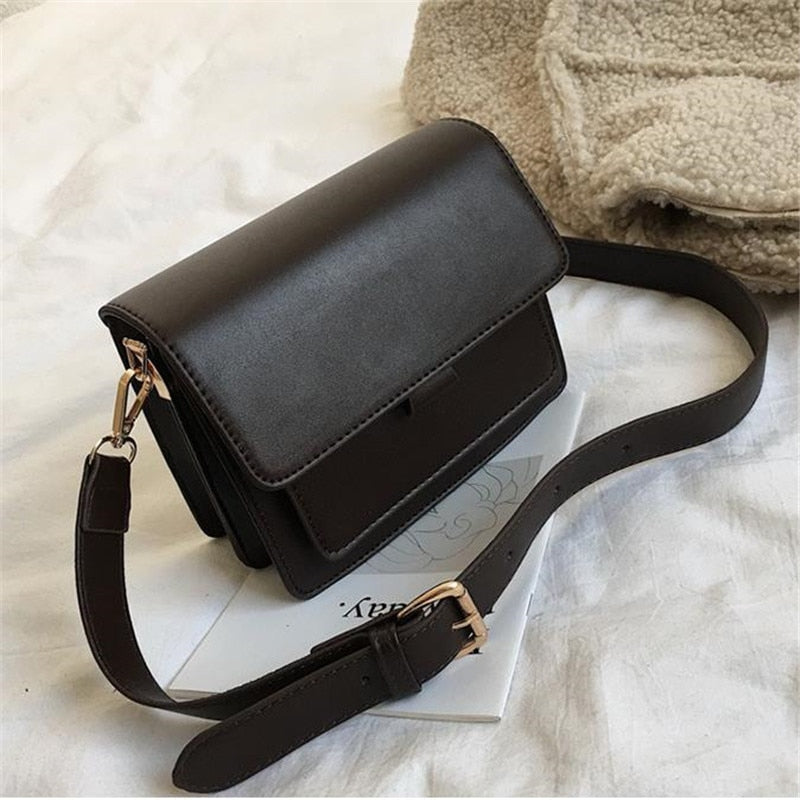 Classic Designer PU Leather Crossbody Bag