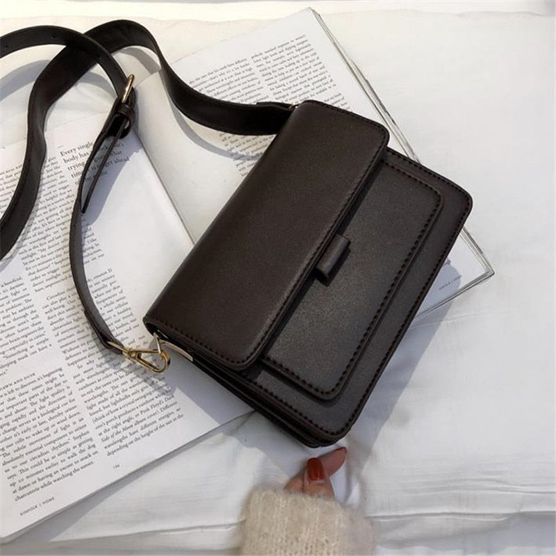 Classic Designer PU Leather Crossbody Bag